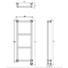 Porter Bathroom Traditional towel rail  Pelham Large  TR737