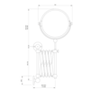 OUTLET LB1900 Classic Shaving Mirror LB-4955AG - gold Lefroy Brooks 1900 Classic OUTLET LB1900 Classic Shaving Mirror LB-4955AG - gold