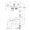 Coalbrook DECCA Decca inbouw douchethermostaat  met handdouche - DC3101-CO3101