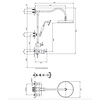 OMNIRES Opbouw thermostaat doucheset Liberty EX1 -  OM5244/6