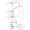 OMNIRES Opbouw doucheset Liberty EX2 -  OM5244