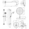 OMNIRES Inbouw doucheset Liberty CC4 - OM20