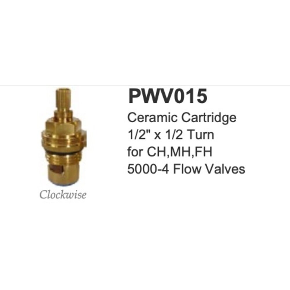Lefroy Brooks LB ceramic cartridge for CL/ML flow valves PWV015