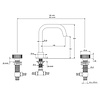 Coalbrook DECCA Decca 3-gats wastafelkraan DC1015