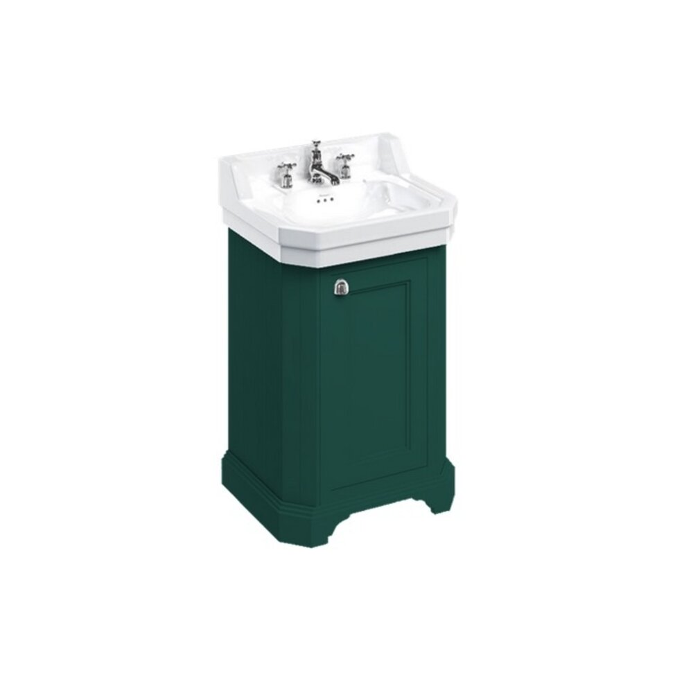 BB Edwardian Edwardian 56cm basin and unit with door