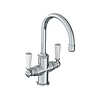 Lefroy Brooks 1900 Classic LB1900 Classic tubular 1-hole basin mixer with lever handles WL-1180