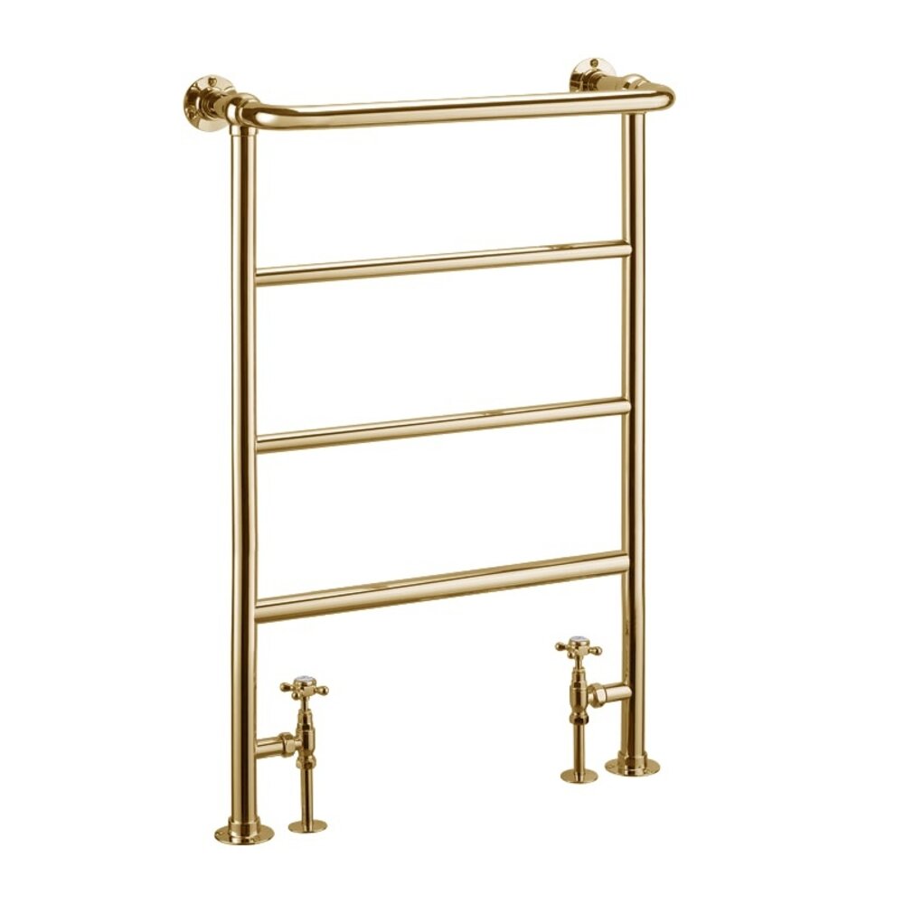 Burlington Traditional towel rail chrome Berkeley R4