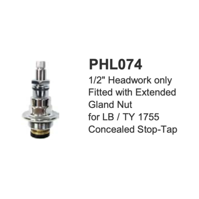 LB 1/2" headworks only PHL074