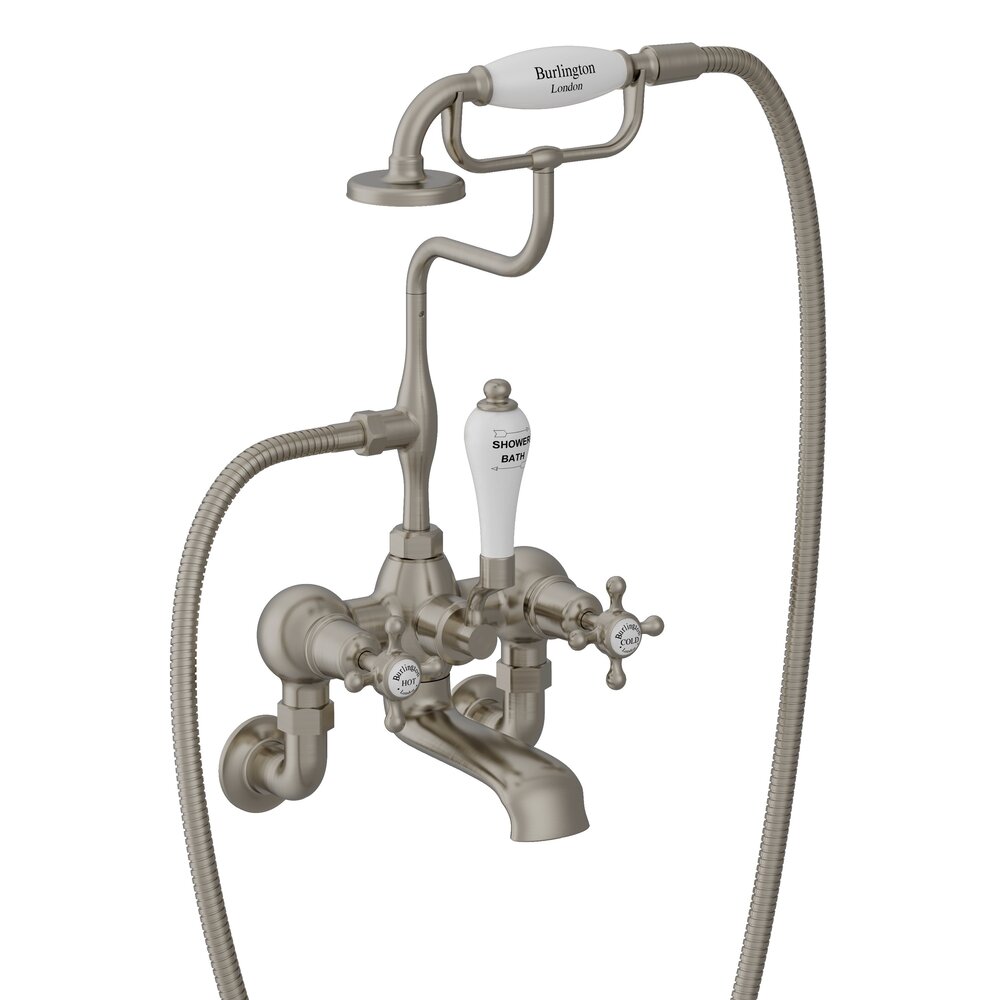 BB Edwardian Claremont bath shower mixer - wall mounted