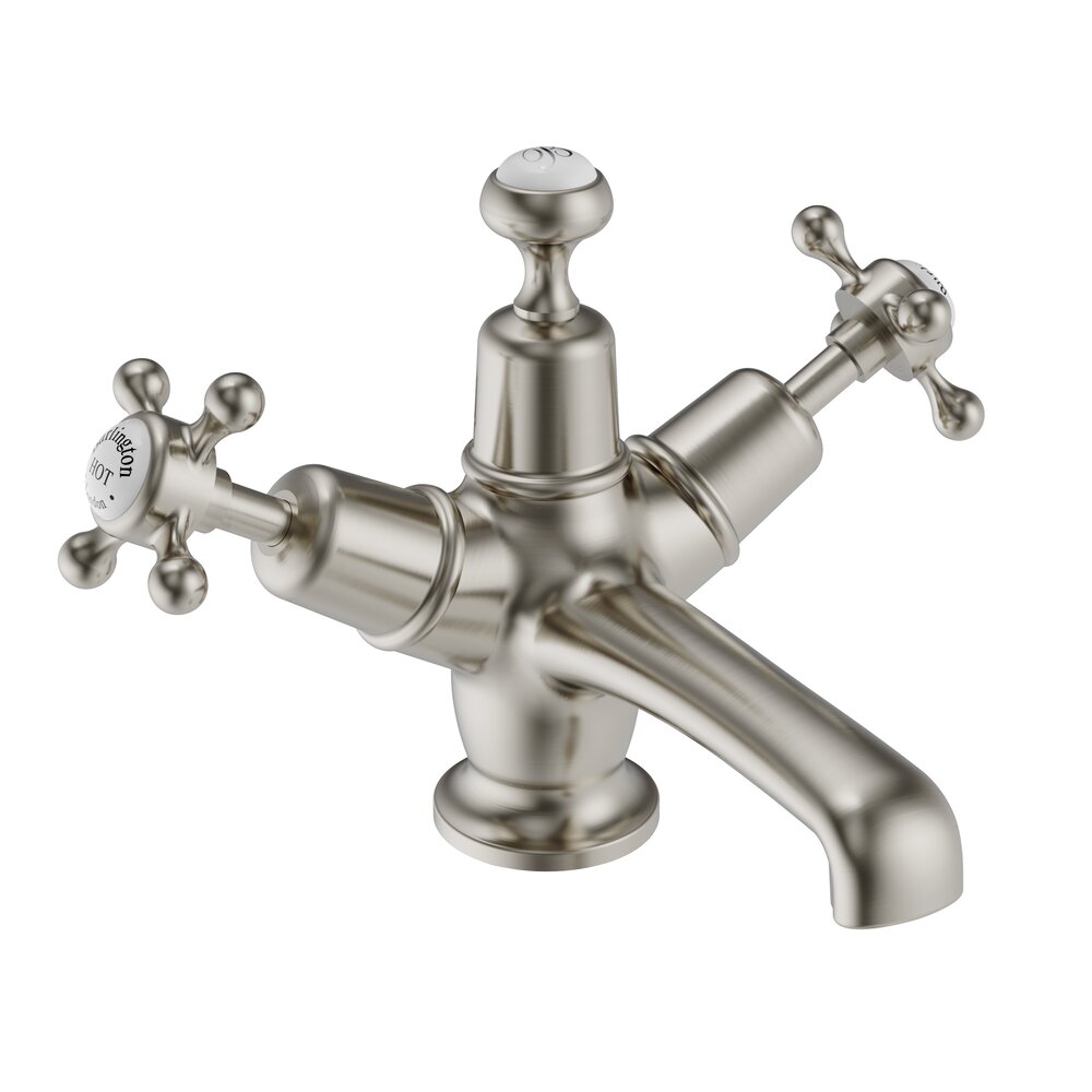 BB Edwardian Claremont 1-hole basin mixer with Click-Clack waste