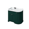 BB Edwardian 100 basin unit with Carrara white Minerva top and basin left hand FC2-BC98L