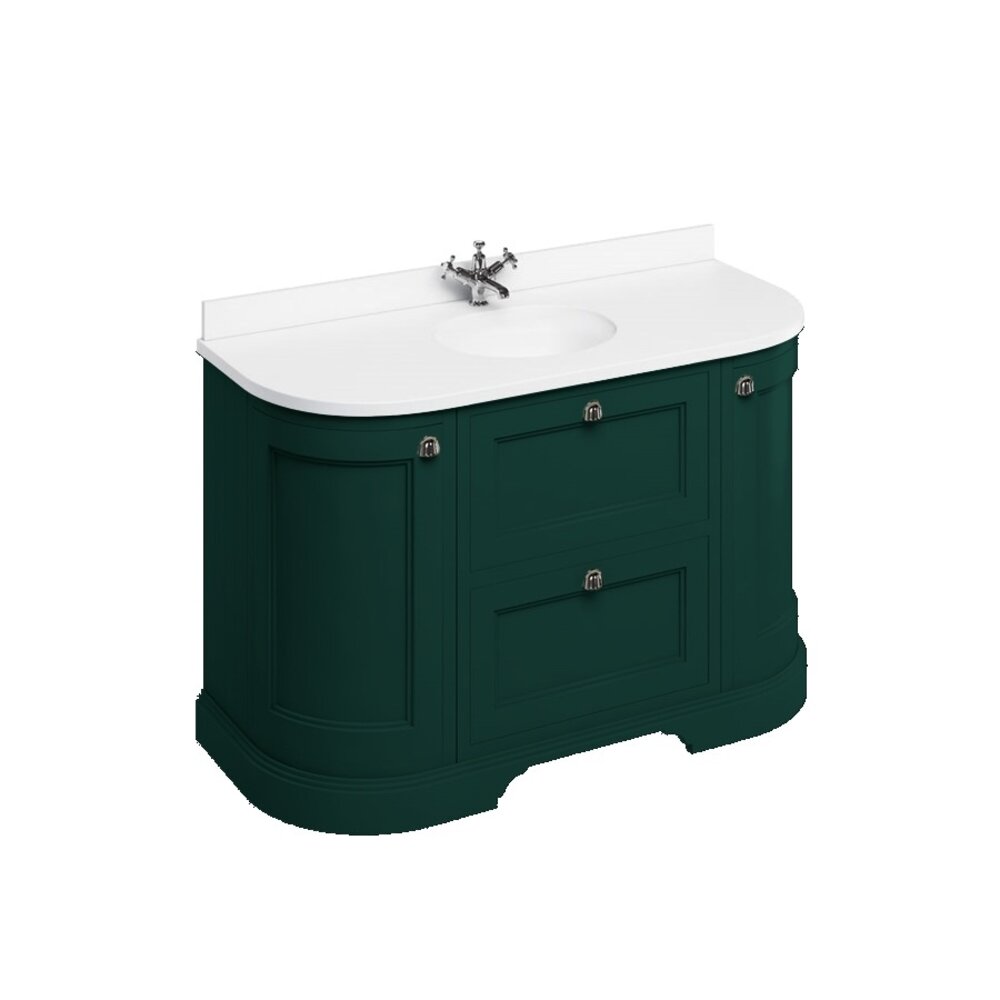 BB Edwardian 134 basin unit with white Minerva top and basin FC4-BW13