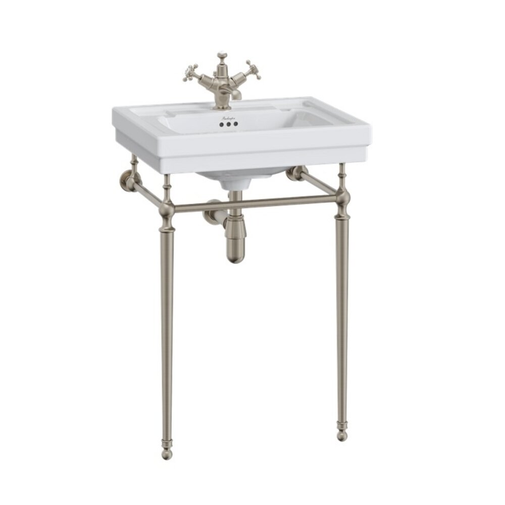 Burlington Contemporary 58cm basin with  stand B1-T22A