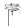 BB Edwardian Classic 65cm basin with metal stand B15-T49A