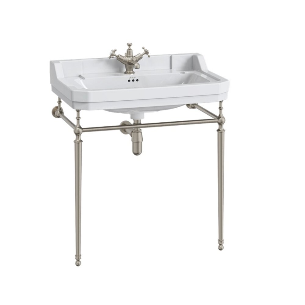 BB Edwardian Edwardian 80cm basin with metal stand B18-T50