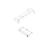 Burlington Glass to Wall Bracing Bar 1200mm