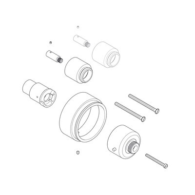 Concealed thermo shower valve extension kit GD9901