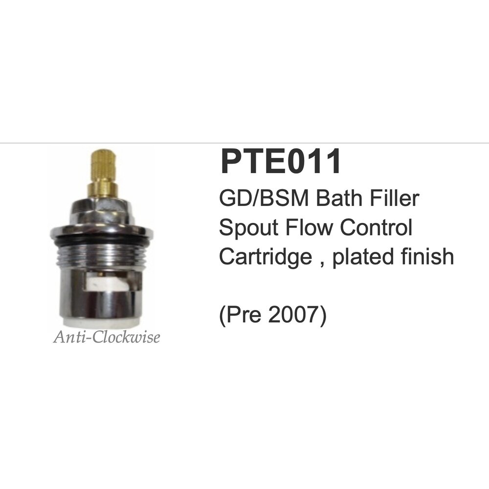 Lefroy Brooks LB  GD/BSM bath filler spout flow control cartridge plated - PTE011