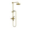 LB1930 TMackintosh exposed shower set with 8" rose and hand shower MBE-8742 Lefroy Brooks 1930 Mackintosh Black LB1930 TMackintosh exposed shower set with 8" rose and hand shower MBE-8742