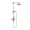 LB1930 TMackintosh exposed shower set with 8" rose and hand shower MBE-8742 Lefroy Brooks 1930 Mackintosh Black LB1930 TMackintosh exposed shower set with 8" rose and hand shower MBE-8742
