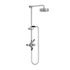 Lefroy Brooks 1930 Mackintosh LB1930 TMackintosh exposed shower set with 8"  rose and hand shower MBEN-8742