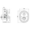 Perrin & Rowe Langbourn ex showroom: Concealed shower thermo  E.5855PF