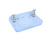 BB Edwardian Bespoke Edwardian Bespoke 51cm cloakaroom basin Enchanted Blue, 2 tap holes