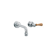 rvb 1935 1935 2-hole wall cloakroom basin tap, spout 200mm (trim only)