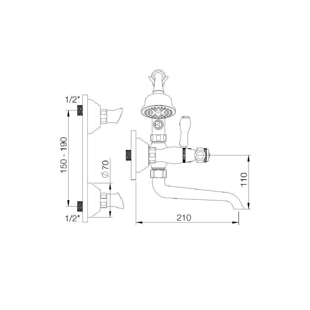 rvb 1935 1935 badmengkraan met handdouche 1935.--.99