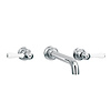 rvb 1935 1935 3-hole wall bath mixer, spout 250mm (trim only)