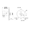 rvb 1935 1935 Concealed thermostat (trim only)