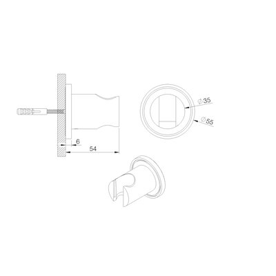 RVB Wandhalterung 8023.--.32