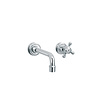 rvb 1921 1921 2-hole wall cloakroom basin tap, spout 200mm (trim only)