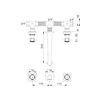rvb 1921 1921 concealed part for 3-hole basin mixer 1920.00.55.INT