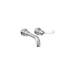 rvb 1950 1950 2-hole wall cloakroom basin tap, spout 200mm (trim only)