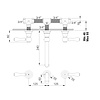 rvb 1950 1950 concealed part for 3-hole basin mixer 1950.00.50.INT