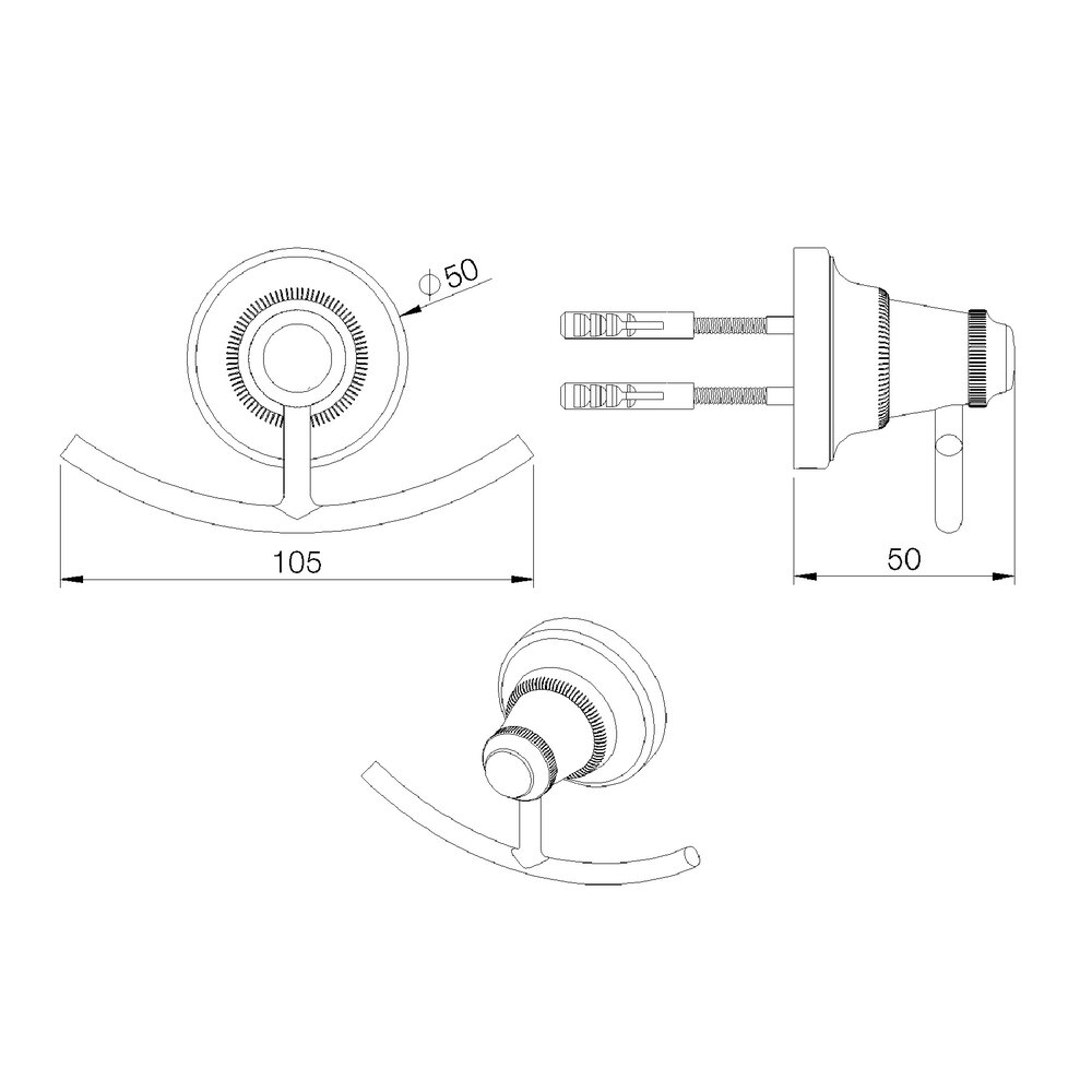 rvb 1935 1935 robe hook