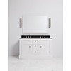 Carlton Double Moher VP108 - massief houten badmeubel met deuren, natuursteen blad en inbouw wastafels Porter Bathroom Carlton Double Moher VP108 - massief houten badmeubel met deuren, natuursteen blad en inbouw wastafels