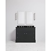 Charleston Double Coole VP109 - massief houten badmeubel met deuren, natuursteen blad en inbouw wastafels Porter Bathroom Charleston Double Coole VP109 - massief houten badmeubel met deuren, natuursteen blad en inbouw wastafels