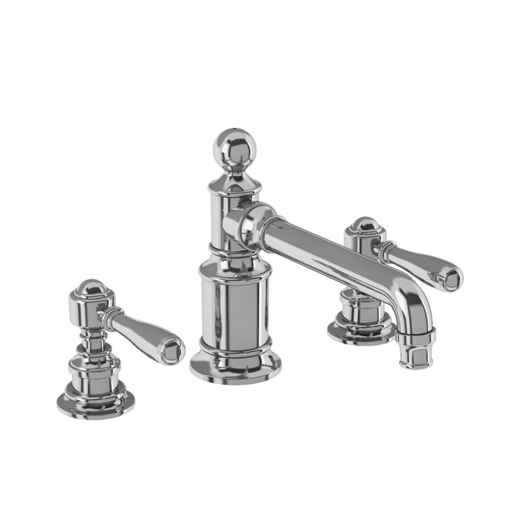 BB Arcade Lever ex showroom: 3-hole basin mixer with lever handles  - without waste  - ARC15.CHR