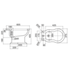 Sbordoni ex showroom: Palladio Bidet  - 7096