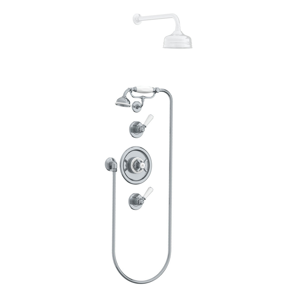 Lefroy Brooks 1900 Classic LB1900 Classic concealed shower set with hand shower kit GD-8803
