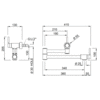 Kitchen mixer Pot Filler E.4899 Perrin & Rowe Contemporary Kitchen mixer Pot Filler E.4899