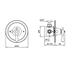 Perrin & Rowe Georgian Unterputz- Duschthermostat mit Hebelgriff E.5785