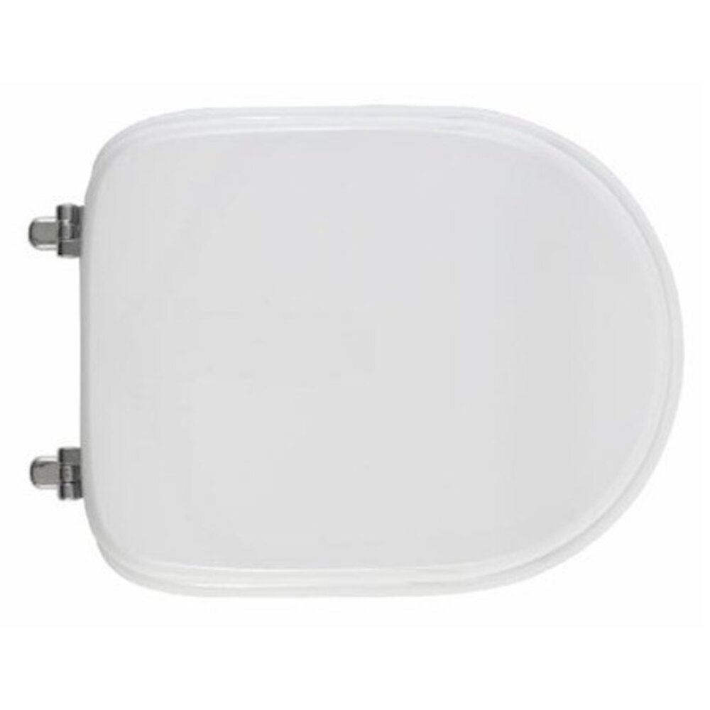 Sbordoni Outlet: Neoclassica  gloss white toilet seat   - for wall hung pan 5309