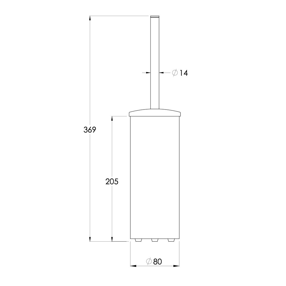 Coalbrook Coalbrook freestanding toilet brush holder