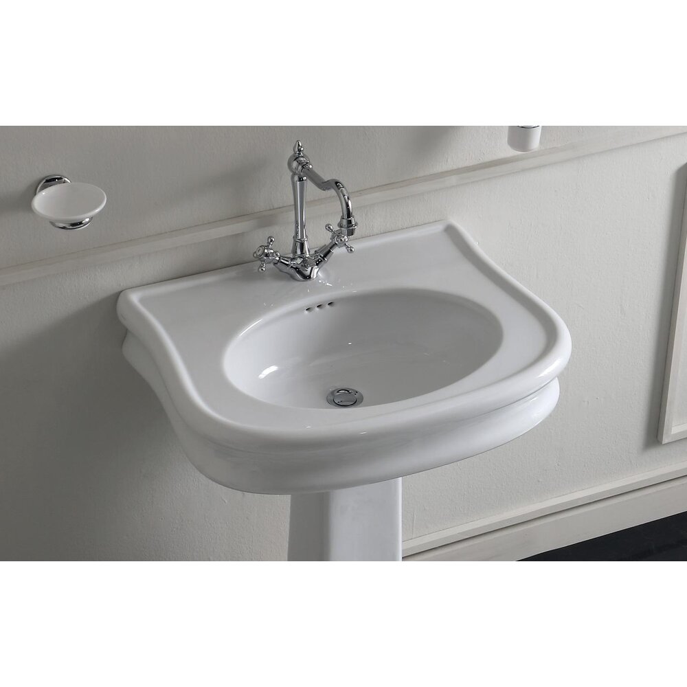 Simas Lante Lante 70cm  basin with pedestal