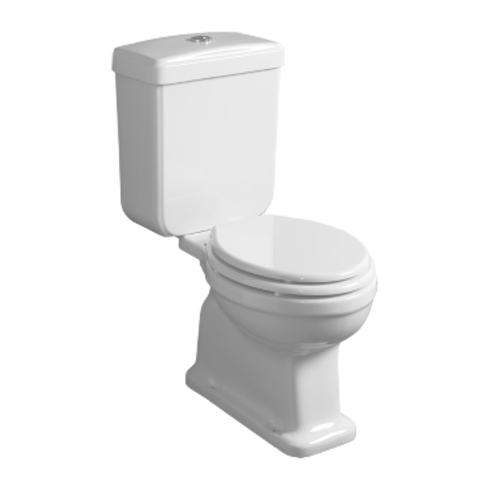 Simas Londra Londra Duoblok toilet met drukknop reservoir