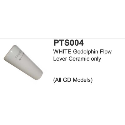 LB WHITE Godolphin flow lever ceramic only PTS004