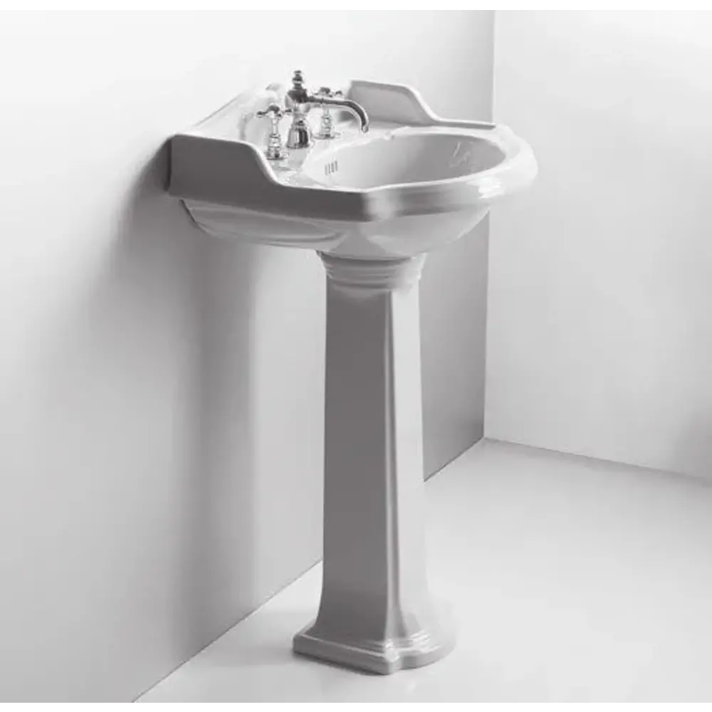 Simas Arcade Arcade 59cm basin with pedestal AR814-AR815